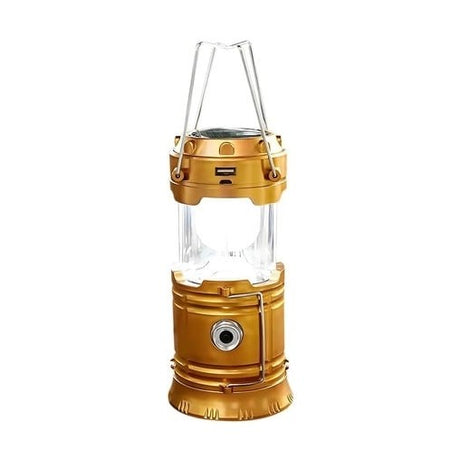 Lanterna Solara LED Camping 360°, Felinar Camping cu Lanterna Frontala si Incarcare USB