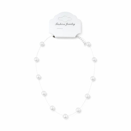 Lantisor invizibil reglabil 36cm Roxe cu perle multiple elegant