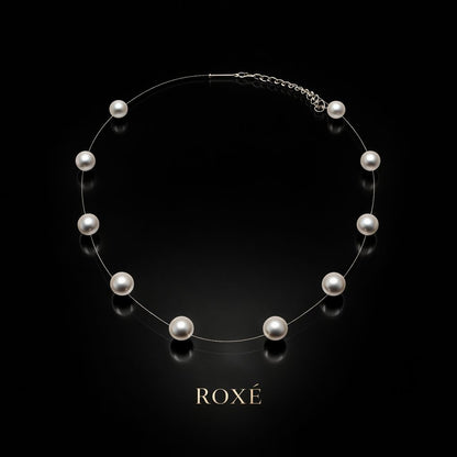 Lantisor invizibil reglabil 36cm Roxe cu perle multiple elegant