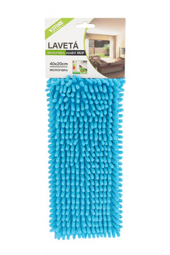 Laveta Microfibra pentru Mop 40x20 cm, Ultra Absorbanta, Albastru