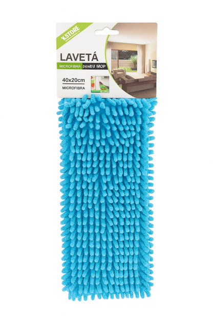 Laveta Microfibra pentru Mop 40x20 cm, Ultra Absorbanta, Albastru