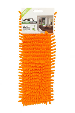 Laveta Microfibra pentru Mop 40x20 cm, Ultra Absorbanta, Portocaliu