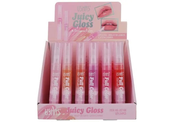 Lip Gloss USHAS Juicy 3.1g , Stralucire Delicata si Hidratare Intensa