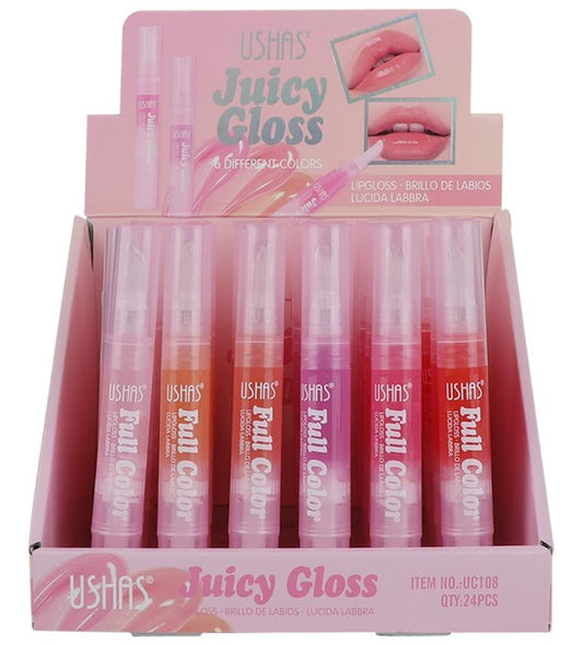 Lip Gloss USHAS Juicy 3.1g , Stralucire Delicata si Hidratare Intensa