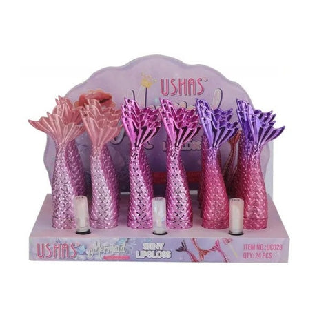 Luciu de Buze USHAS Mermaid Shiny, 1.7g , Stralucire Holografica Efect Umed