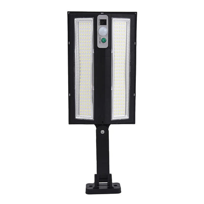 Lumină cu senzor solar ECB, plastic, control de la distanță, 24 x 10 x 2.2 cm, negru