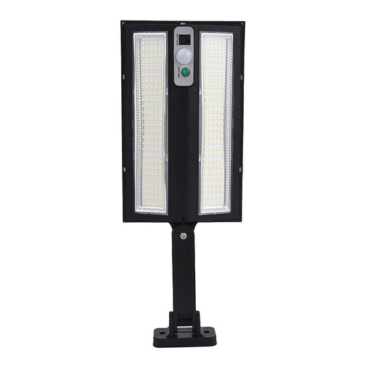 Lumină cu senzor solar ECB, plastic, control de la distanță, 24 x 10 x 2.2 cm, negru