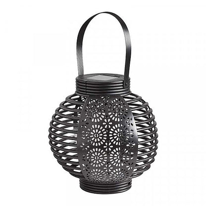 Lumină de Grădină Solară LED cu Cârlig, Efect Flacără Flicărâtoare, Negru, Metal, 78cm