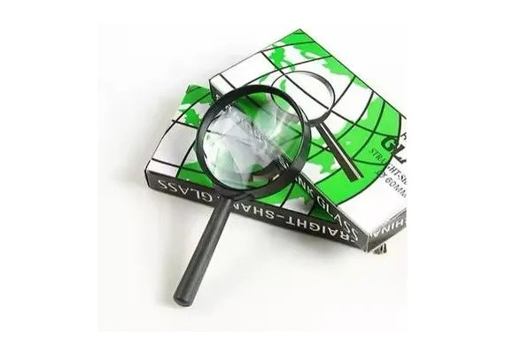 Lupa Magnifying Glass 60mm , lentila clara, marire precisa, ideala pentru citit si detalii fine,