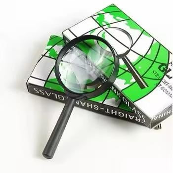 Lupa Magnifying Glass 60mm , lentila clara, marire precisa, ideala pentru citit si detalii fine,