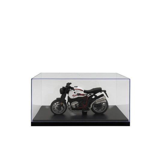 Macheta Motocicleta Bburago R nineT Urban G S Alba , Scara 1:18 Metal Copii 3+