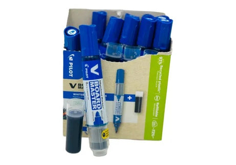 Marker pentru tabla Pilot + rezerva Promo , marker usor de sters, cu cerneala de lunga durata Diverse Culori,
