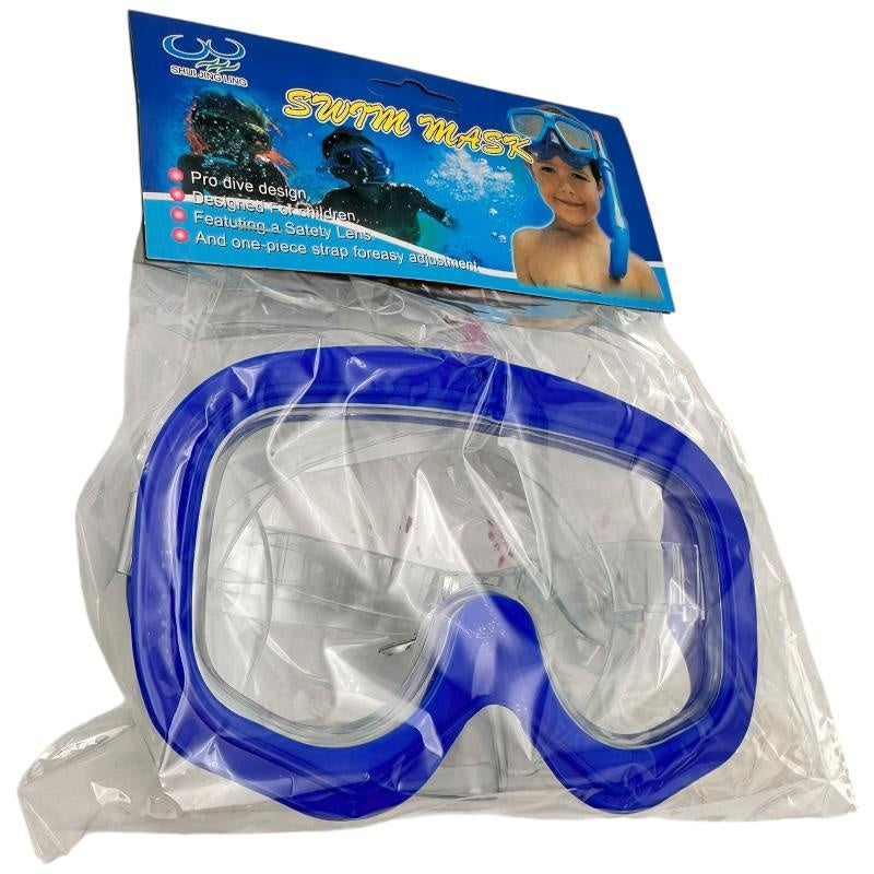 Masca inot copii 15.5x9.5 cm cu lentila clara , Design confortabil si ajustabil , Culori variate , Pentru piscina si mare ,