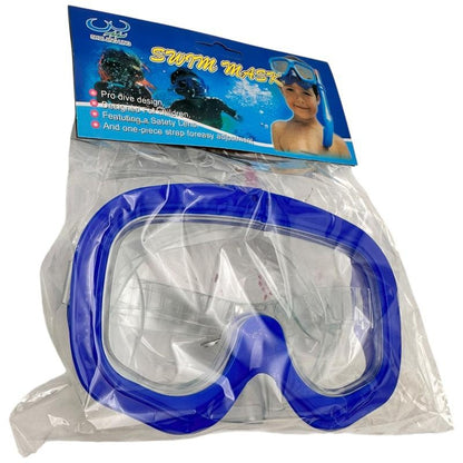 Masca inot copii 15.5x9.5 cm cu lentila clara , Design confortabil si ajustabil , Culori variate , Pentru piscina si mare ,
