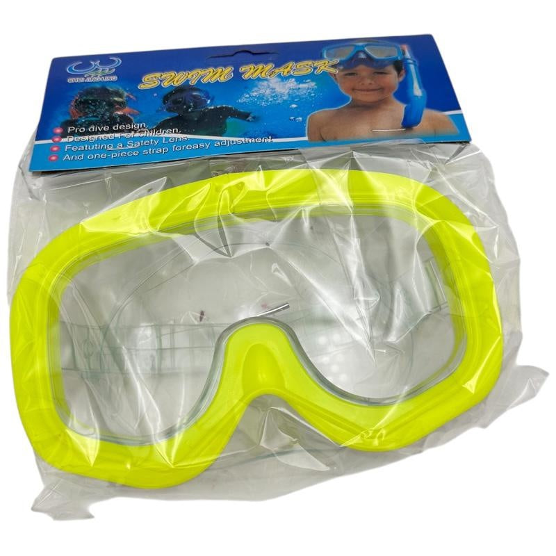 Masca inot copii 15.5x9.5 cm cu lentila clara , Design confortabil si ajustabil , Culori variate , Pentru piscina si mare ,