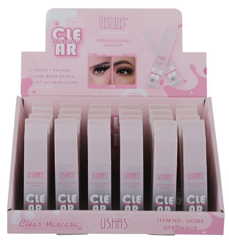 Mascara Transparenta USHAS Clear 15g , Definire Naturala si Fixare de Lunga Durata