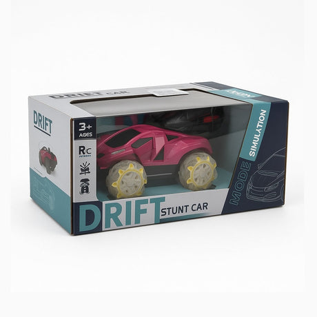 Masina Drift Stunt Car cu radiocontrol 30x13 cm, model off-road, roti speciale 360