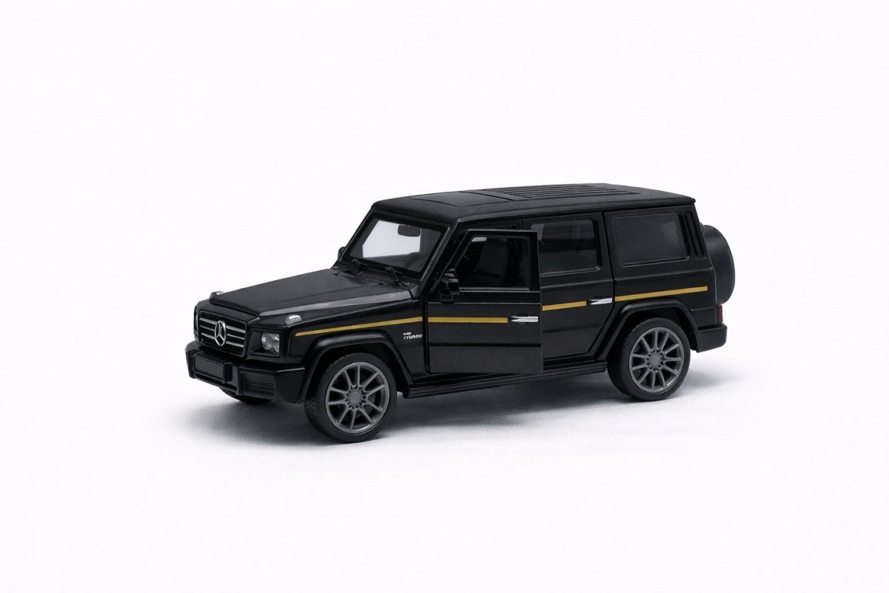 Masina metalica SUV neagra 1:36 pull back cu usi functionale