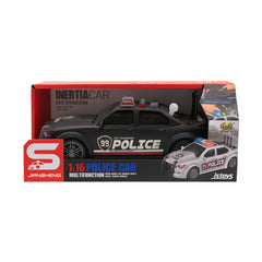 Masina Politie Jucarie 28x13 cm cu Lumini si Sunete , Model 1:16, Multifunction, Fara Baterii Incluse