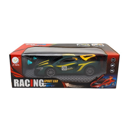 Masina sport cu radiocomanda si acumulator, model Racing 01, 31x15 cm, jucarie pentru copii
