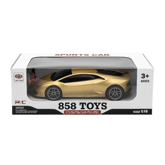 Masina Sport Radio Control R C Lamborghini Huracan STO Auriu , Jucarie Copii 3+ Scara 1:16