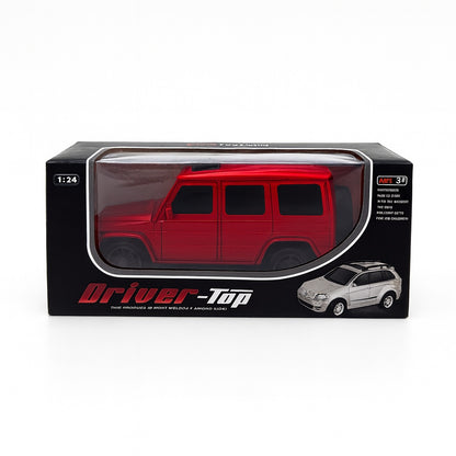 Masina SUV Driver-Top cu radiocontrol, scara 1:24, 24x10 cm, model rosu