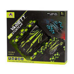 Masina Teren R C Deformabila 8 Roti Spray Stunt Car , Lumini Drift Copii 5+