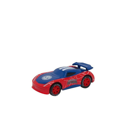 Masinuta Cartoon Car Metal, Design Sportiv Rosu Pull Back Copii 3+