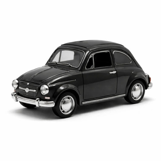 Masinuta clasica metalica neagra pullback 1:36 model vintage