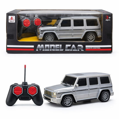Masinuta cu telecomanda SUV gri, functii complete de miscare, 27 cm