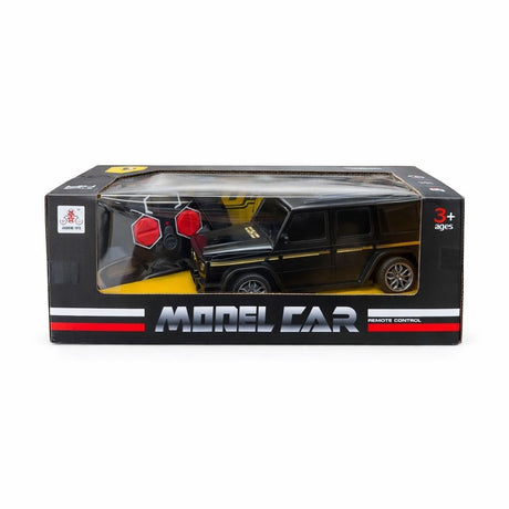 Masinuta cu telecomanda SUV negru, functii complete de miscare, 27 cm