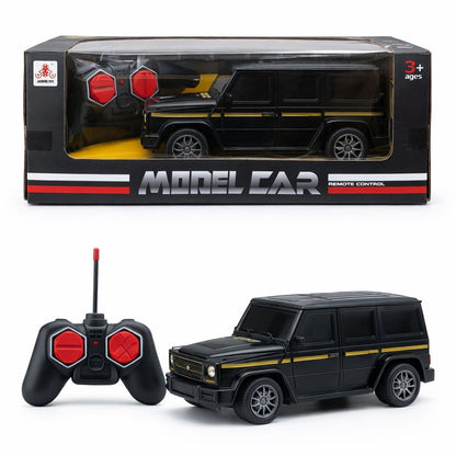 Masinuta cu telecomanda SUV negru, functii complete de miscare, 27 cm