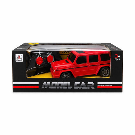 Masinuta cu telecomanda SUV rosu, functii complete de miscare, 27 cm