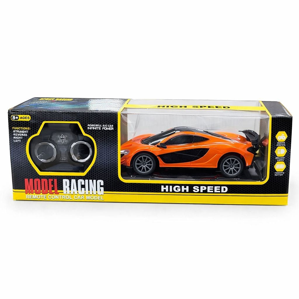 Masinuta cu telecomanda tip race car , model aleatoriu, 18 cm cu lumini
