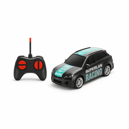 Masinuta cu telecomanda tip SUV negru cu albastru 4 directii scara 1:24