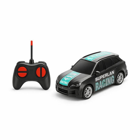 Masinuta cu telecomanda tip SUV negru cu albastru 4 directii scara 1:24