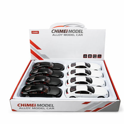 Masinuta Die-Cast Metal 22cm Cu Sunete Lumini Usi Deschise Culori Diferite