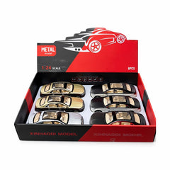 Masinuta Die-Cast Metal 23cm Cu Sunete Lumini Usi Deschise Culori Diferite