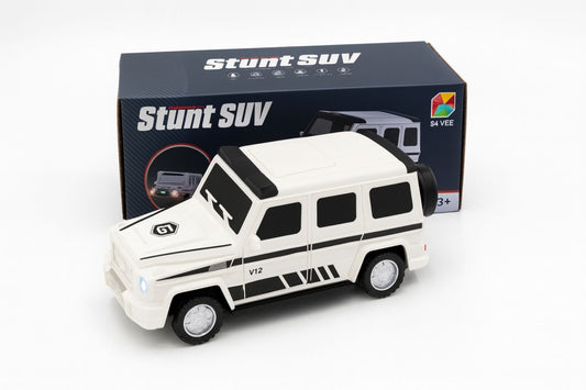 Masinuta jucarie Stunt SUV V12, lumini, modele off-road pentru copii 3+, 20x8x8.5cm