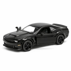 Masinuta metalica muscle car negru cu usi functionale scara 1:32