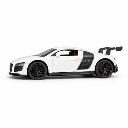 Masinuta metalica sport alba coupe,,15.5x7 cm, die cast, usi functionale