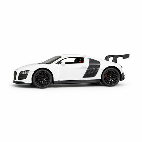Masinuta metalica sport alba coupe,,15.5x7 cm, die cast, usi functionale