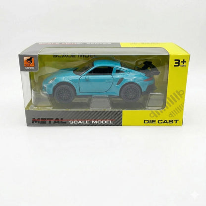 Masinuta metalica sport coupe albastra,15.5x7 cm
