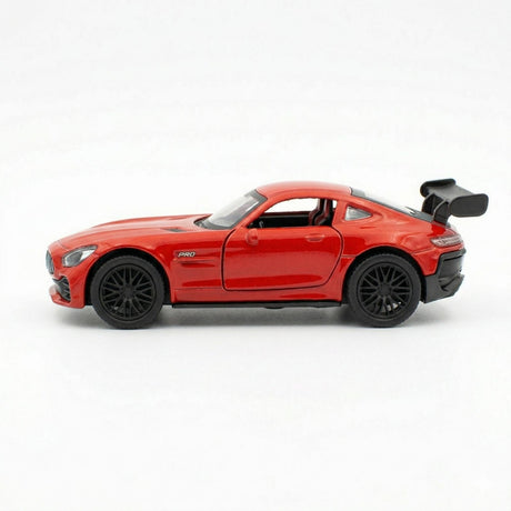 Masinuta metalica sport coupe rosie, 15.5x7 cm, usi functionale