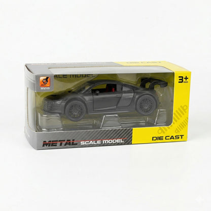 Masinuta metalica sport neagra tip supercar, die cast, 15.5x7 cm, model realist cu usi functionale