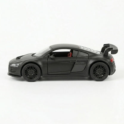 Masinuta metalica sport neagra tip supercar, die cast, 15.5x7 cm, model realist cu usi functionale