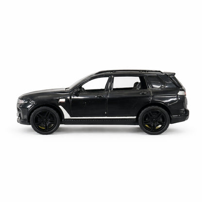 Masinuta metalica SUV neagra, scara model, usi mobile, 15,5 x 7 cm