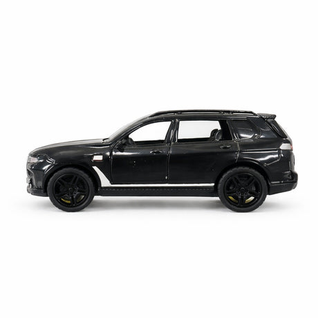 Masinuta metalica SUV neagra, scara model, usi mobile, 15,5 x 7 cm