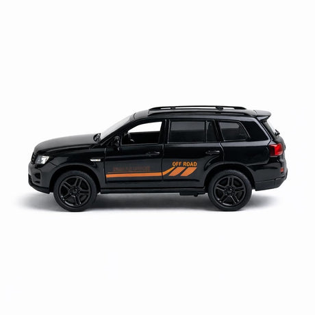 Masinuta metalica SUV negru off-road, die cast, 15.5x7 cm