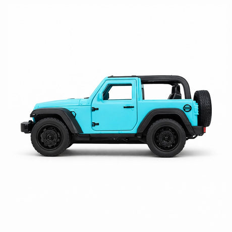 Masinuta metalica SUV off-road albastra, 15.5x7 cm, usi functionale
